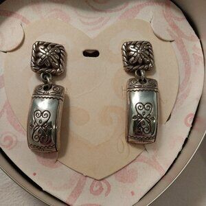 💗Brighton Scroll Drop Post Earrings, New💗